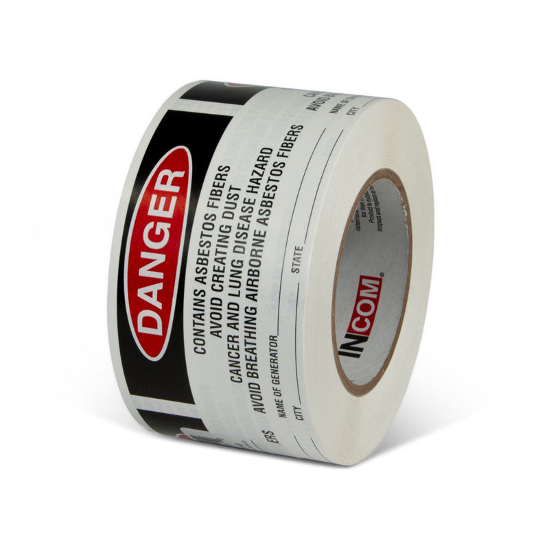 Hazardous Material Abatment Waste Label (5 in x 3 in) 500 /roll