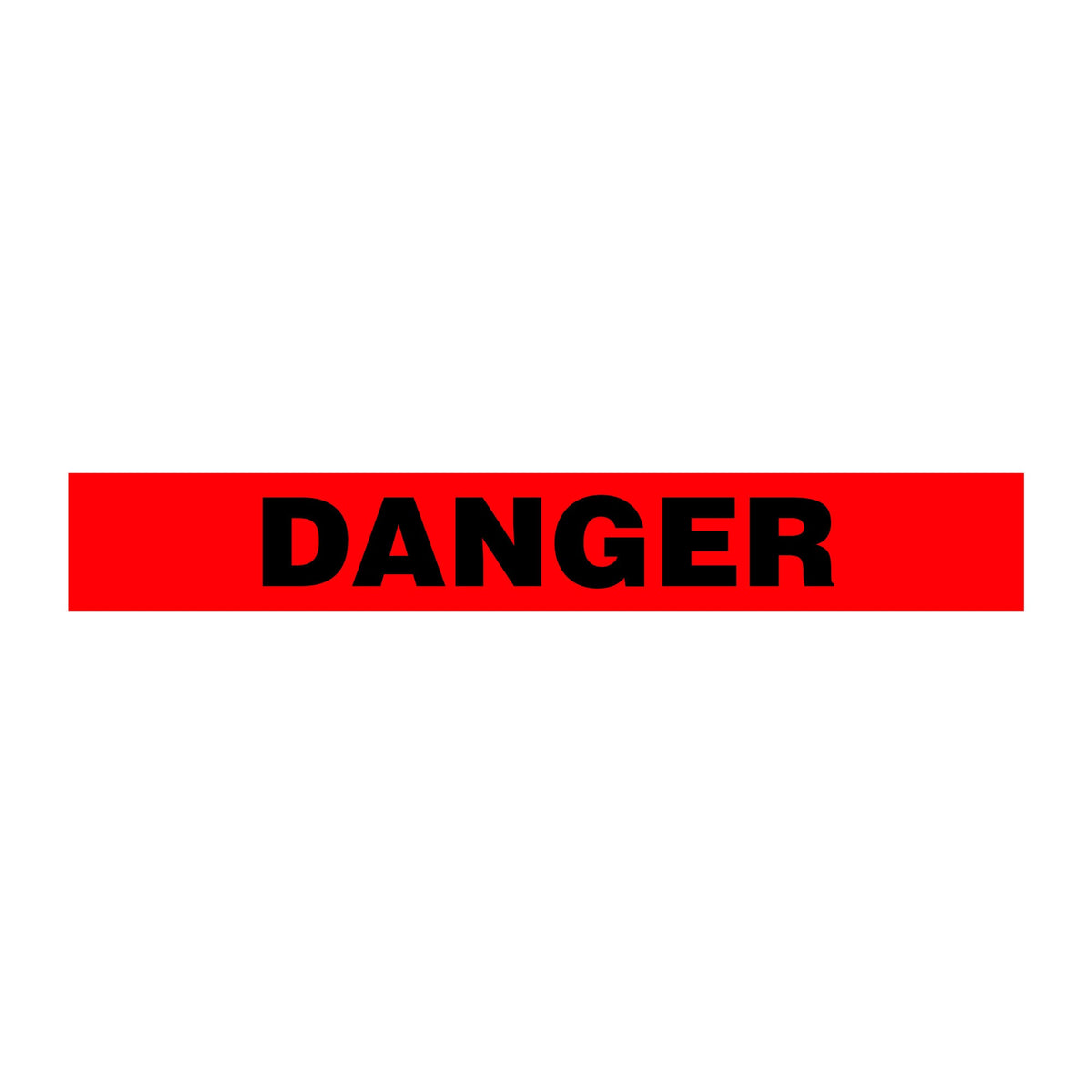 Value Grade Short Roll Barricade Message Safety Tape (3 in x 200 ft) 36 /case - Price per Roll