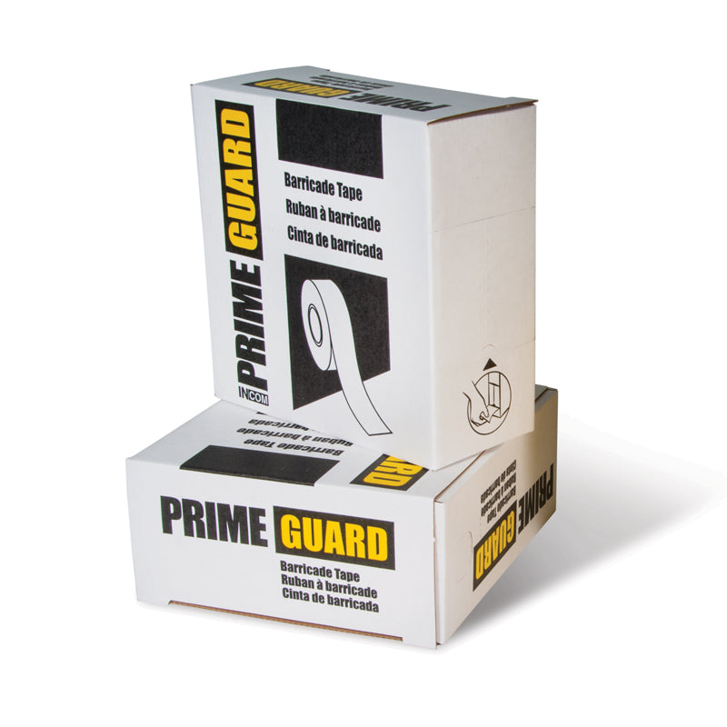 BT-series Barricade Message Safety Tape (3 in x 1,000 ft) 12 /case dispenser box option