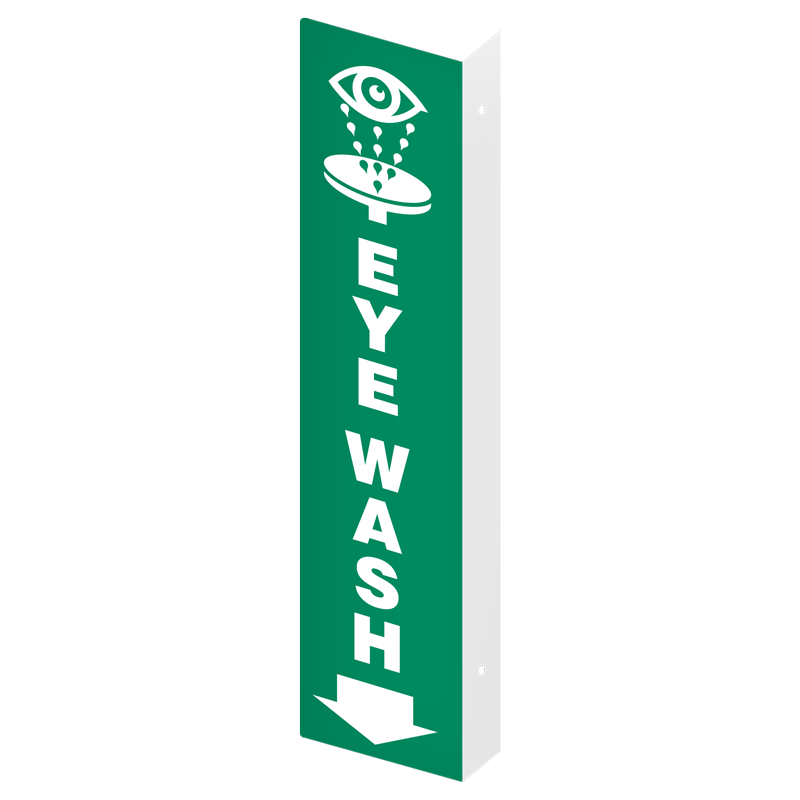 DFS137P 4 in x 18 in EYE WASH PrimeGuard® First Aid Equipmen Projected Safety Sign