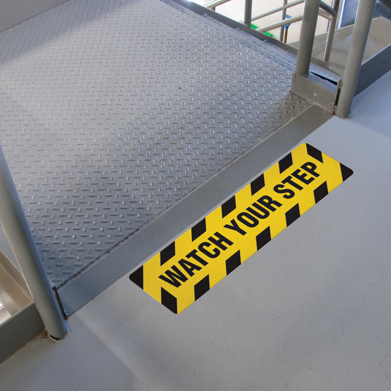 FS3000-series application shot adhered to the top of a staircase