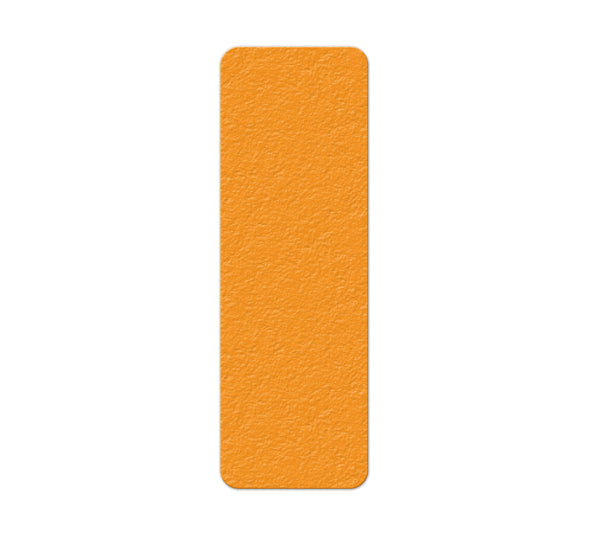 Orange "-" Shape 5S/Lean Textured Anti-Slip Grip Adhesive Warehouse Floor and Position Markers (25 /pkg)