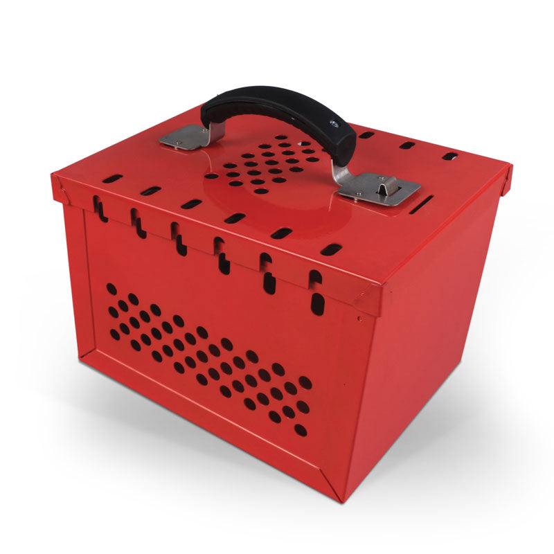 LT100BX Steel Safety Lockout/Tagout Portable Group Lock Box