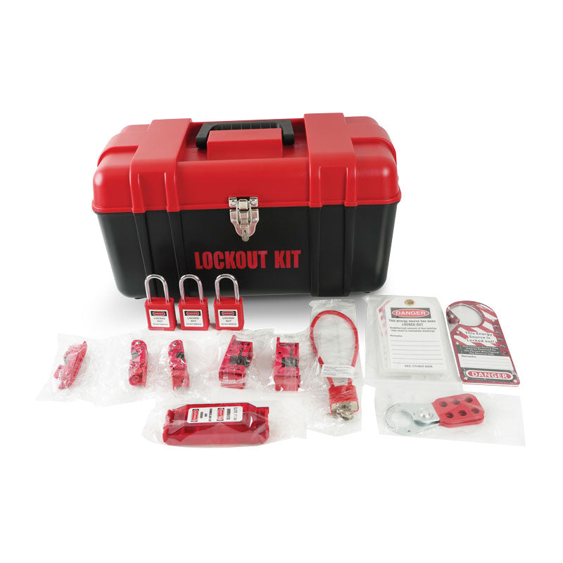 LT200KIT Lockout/Tagout Portable Tool Box (Standard) with Accessories