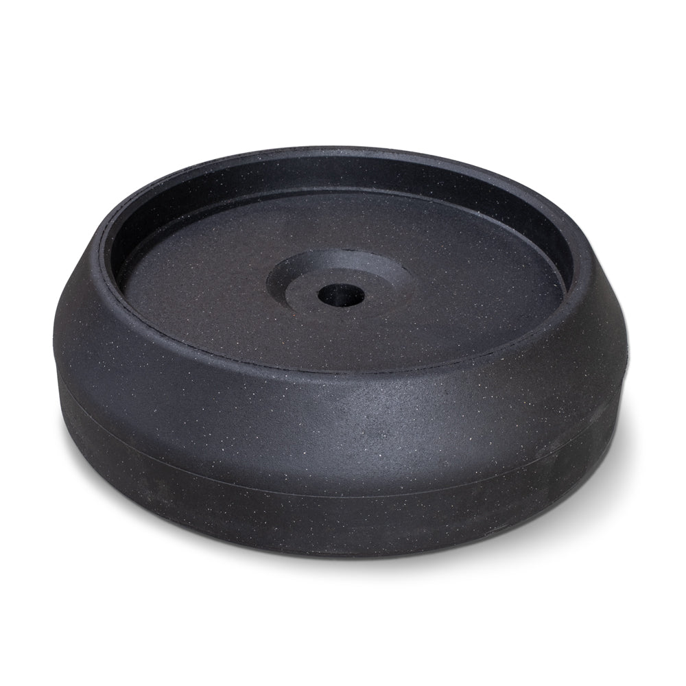 POSTWGTK Black Steel Sign Post Cone Base Weight