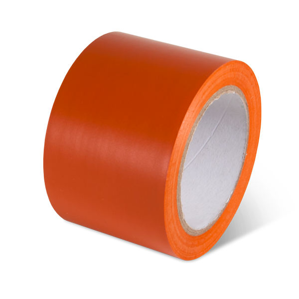 PST318 Orange Warehouse Conformable Adhesive Floor Marking Tape (3 in x 108 ft)