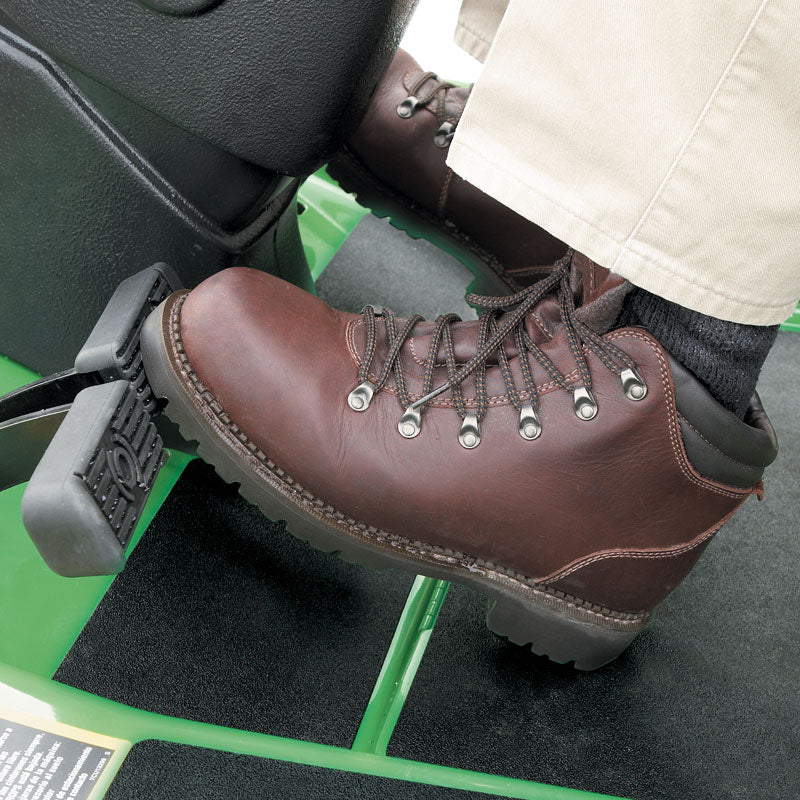 Gator Grip® Black Heavy Duty Coarse HD Roll 36-grit Anti-Slip Grip Traction Tape applied to a riding lawnmower