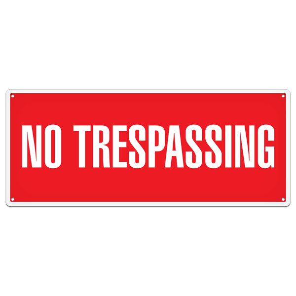 NO TRESSPASSING PrimeGuard® Safety Sign