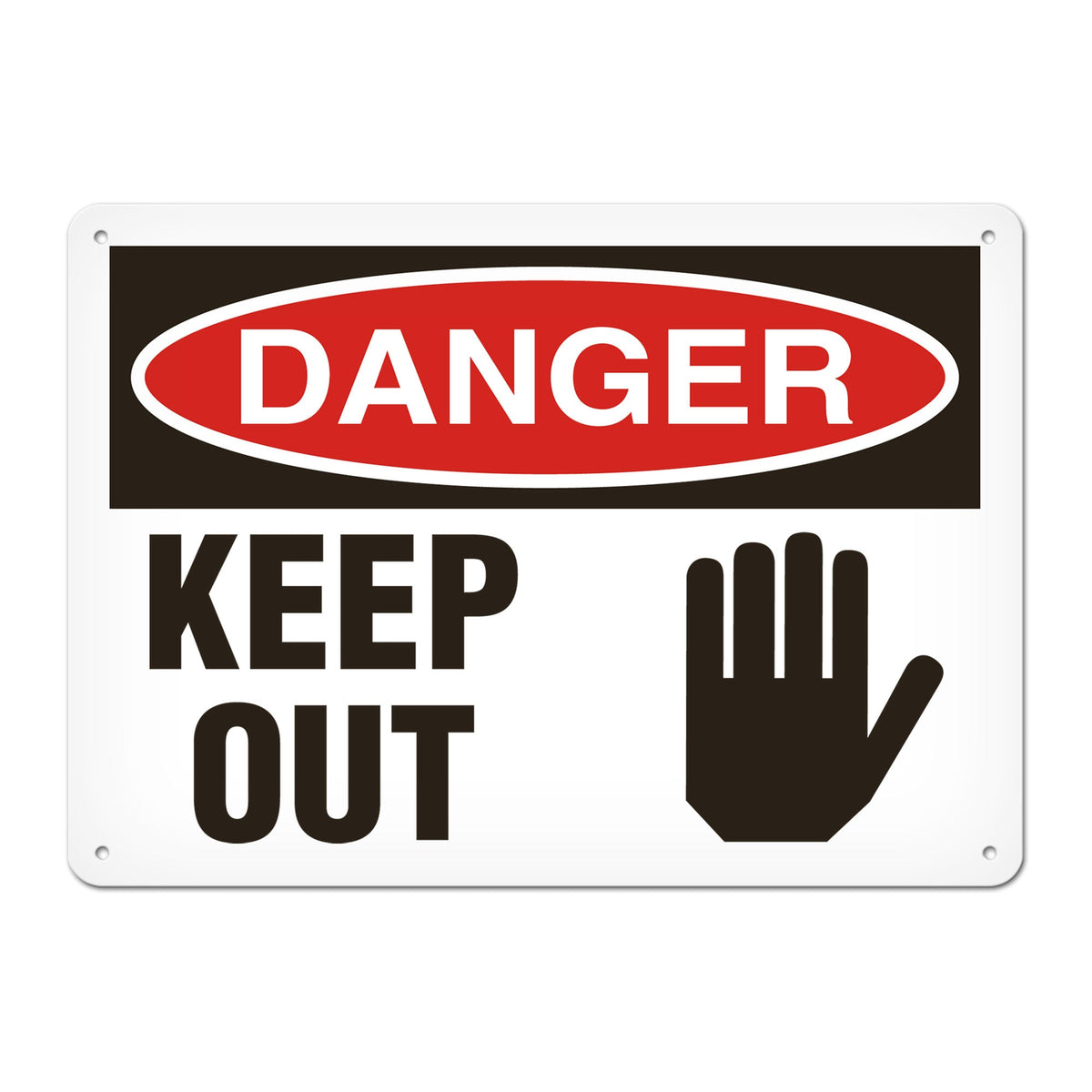 DANGER KEEP OUT PrimeGuard Traditional OSHA Style Safety Sign