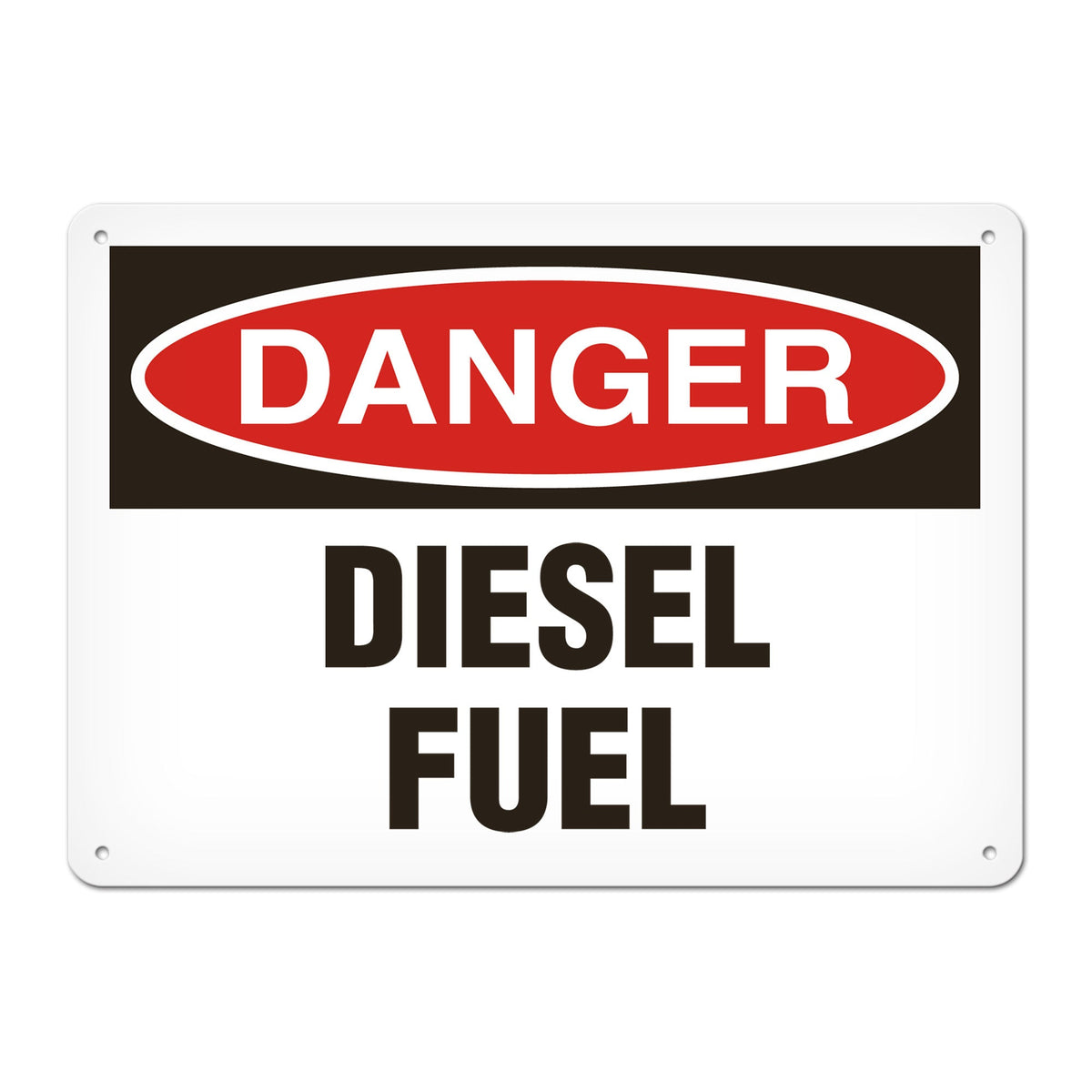 DANGER DIESEL FUEL PrimeGuard Traditional OSHA Style Safety Sign