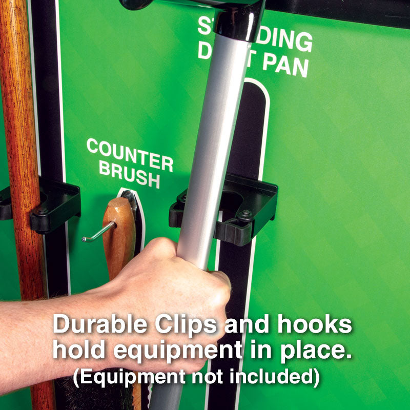 SB1000-series Organizational Shadowboard with Hanging Hardware (30 in x 68 in) close up of hanging hardware
