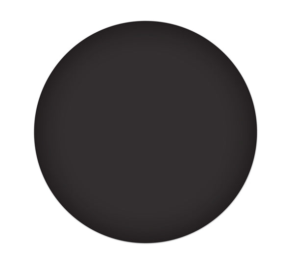 TM190K Black 6 in Circle 5S/Lean Tuff Mark™ High Traffic Durable Warehouse Adhesive Warehouse Floor and Position Markers (20 /pkg)