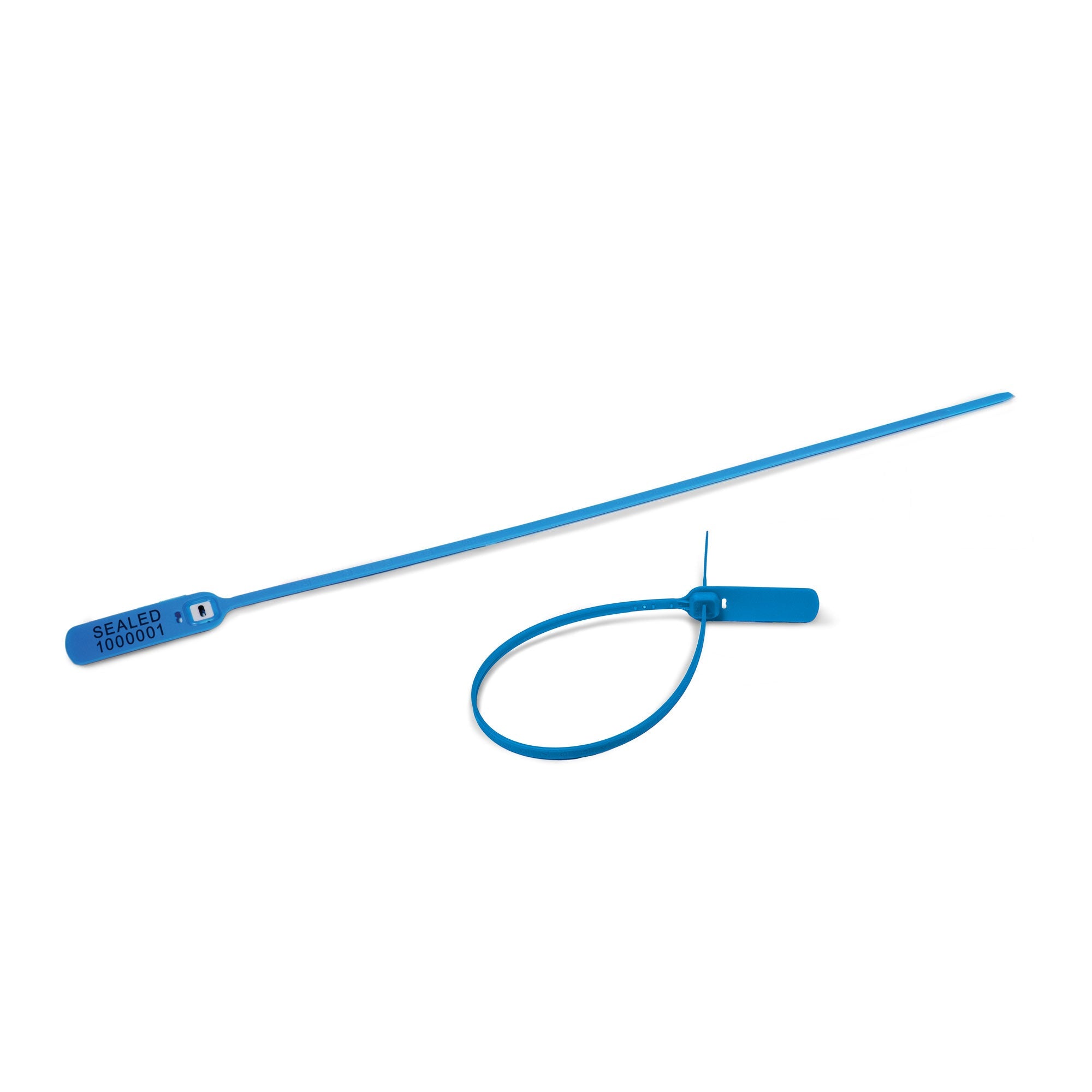 TS1500B Blue Heavy Duty Plastic Tamper Evident Transport Trailer and Security Seals (1,000 /case)