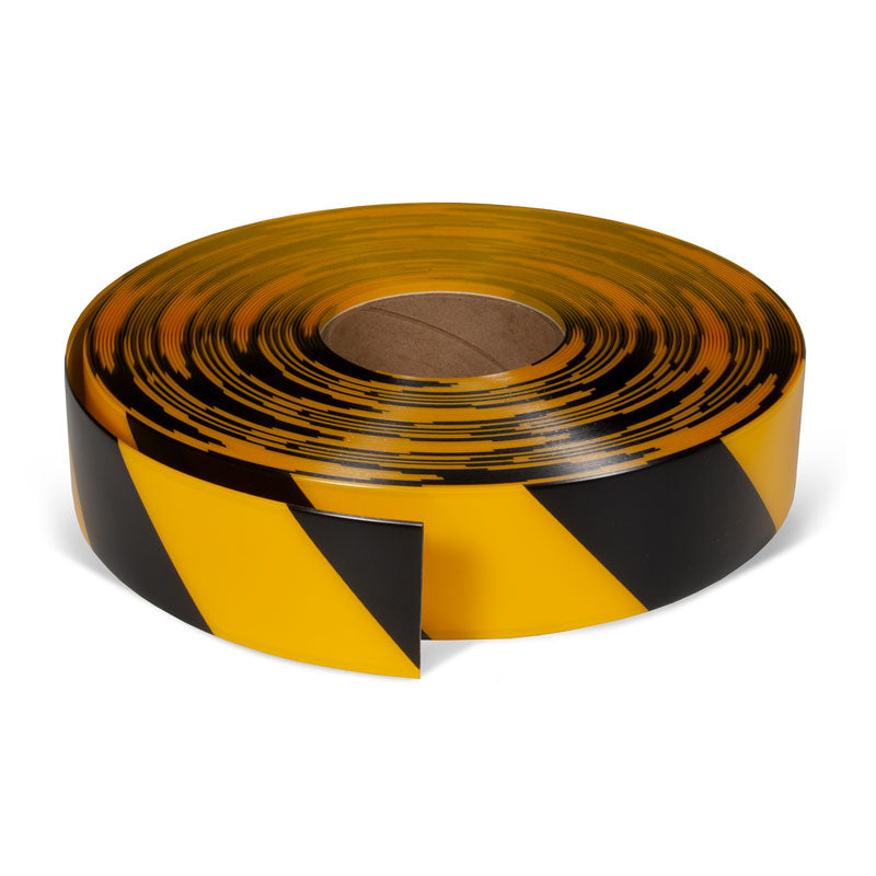 AS250 Yellow/Black ArmorStripe™ Hazard Stripe High Traffic Ultra-Durable Heavy Duty Warehouse Adhesive Floor Marking Tape (100 ft)