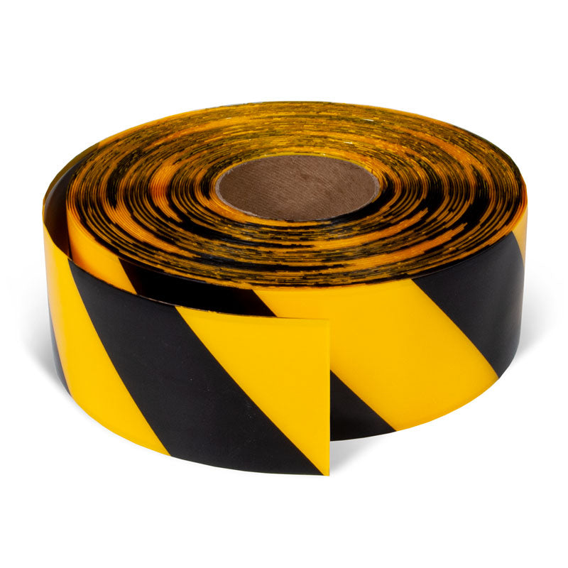 AS350 Yellow/Black ArmorStripe™ Hazard Stripe High Traffic Ultra-Durable Heavy Duty Warehouse Adhesive Floor Marking Tape (100 ft)