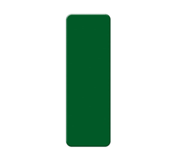  ASM100G Green  "-" Shape 5S/Lean ArmorStripe™ Solid Color High Traffic Ultra-Durable Heavy Duty Adhesive Warehouse Floor and Position Markers (10 /pkg)