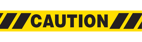 BT1040 Yellow/Black Hazard Stripe CAUTION Barricade Message Safety Tape (3 in x 1,000 ft) 12 /case