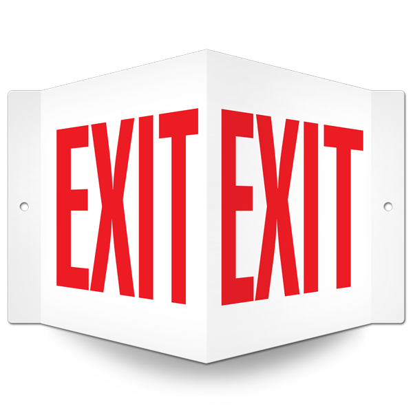  EXIT PrimeGuard® Egress Marking Projected Safety Sign