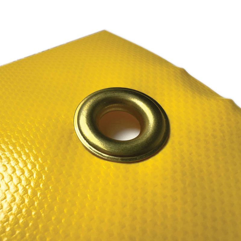 TS8000-series Double Sided Banner close up of 3/8 inch grommet