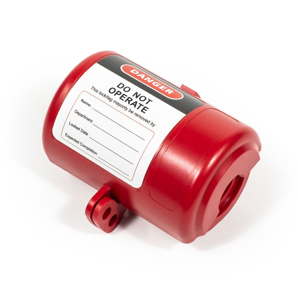 LT210STN Lockout/Tagout Electrical Wall Mount Station (6-Lock) with Accessories