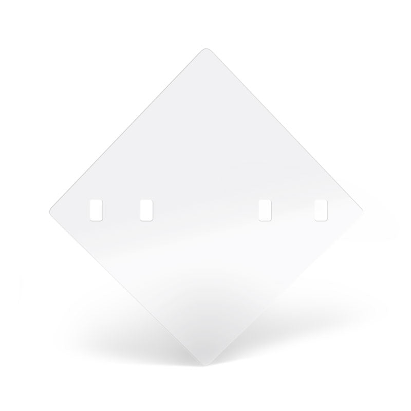 FCSHIELD Clear Tampershield for Ident-O-Flip™ Informational Flip Signs (8 package)