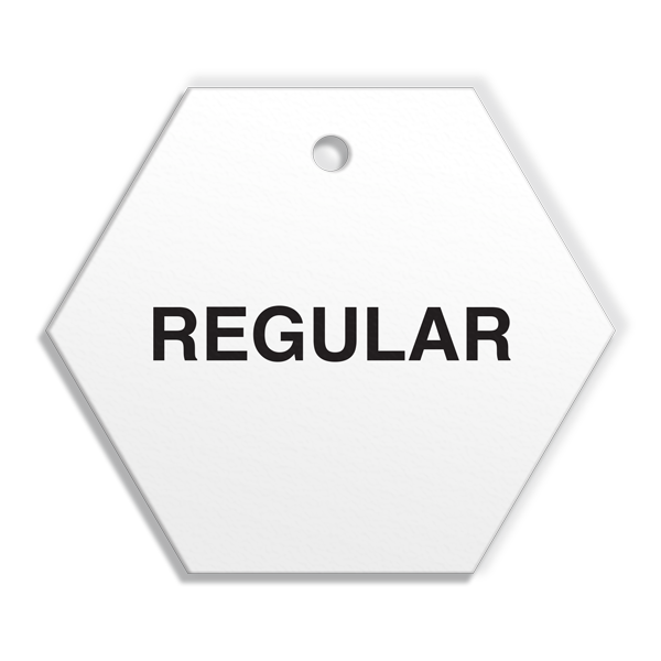FT106 CPPI REGULAR Fuel Identification Tags (2.56 in Hexagon) 250 /pkg