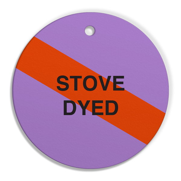 FT124 CPPI STOVE DYED Fuel Identification Tags (2.56 in Diameter Circle) 250 /pkg