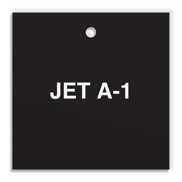 FT128 CPPI JET A-1 Fuel Identification Tags (2.36 in Square) 250 /pkg