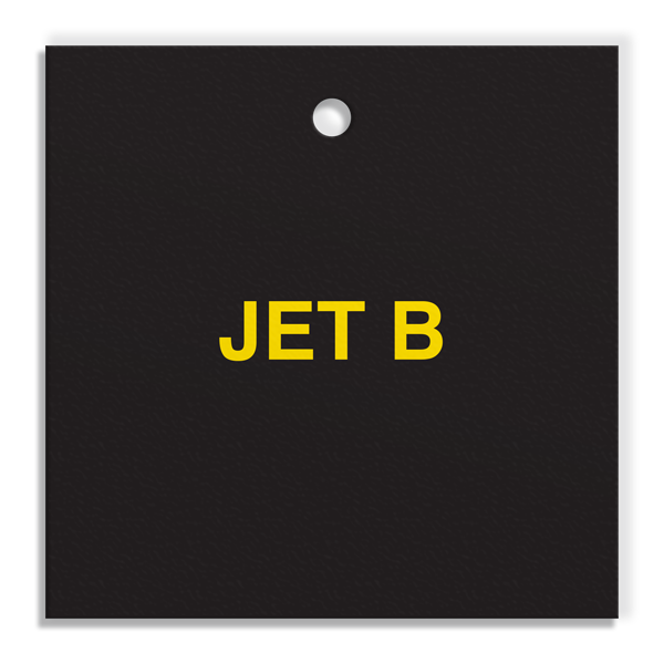 FT129 CPPI JET B Fuel Identification Tags (2.36 in Square) 250 /pkg