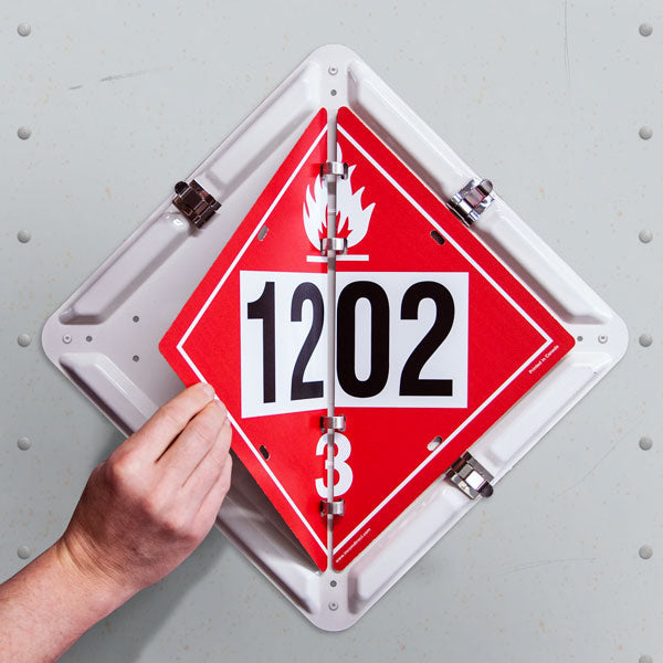 Transportation compliance placards and labels