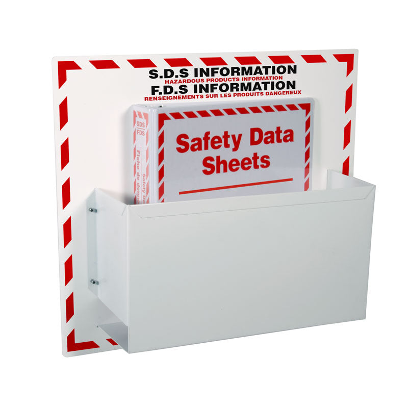 GHS1085 17.4 in x 15.5 SDS WHMIS (Safety Data Sheet) Center Information Station with Binder