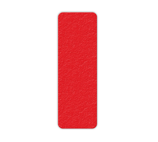 Red  "-" Shape 5S/Lean Textured Anti-Slip Grip Adhesive Warehouse Floor and Position Markers (25 /pkg)