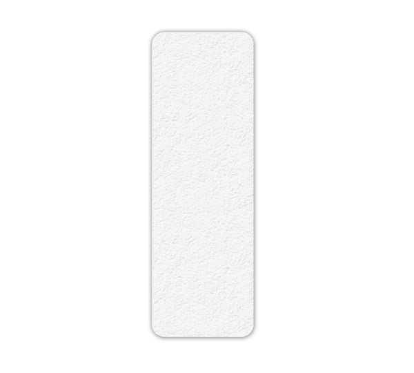 White  "-" Shape 5S/Lean Textured Anti-Slip Grip Adhesive Warehouse Floor and Position Markers (25 /pkg)