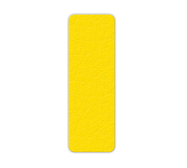 Yellow  "-" Shape 5S/Lean Textured Anti-Slip Grip Adhesive Warehouse Floor and Position Markers (25 /pkg)