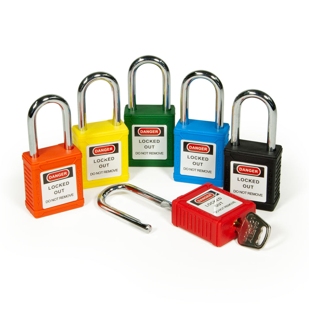 Steel LOTO Lockout/Tagout Lock Keyed Alike
