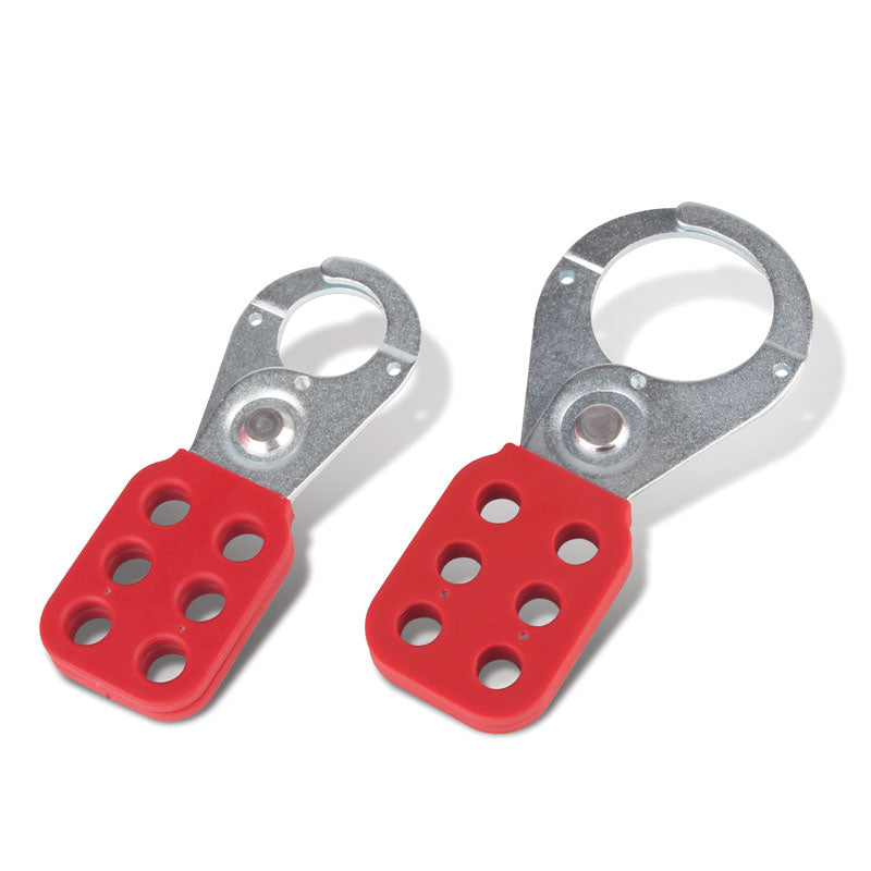 LT110HSP 1" Jaw Clearance Coated Steel Lockout/Tagout Hasp 
