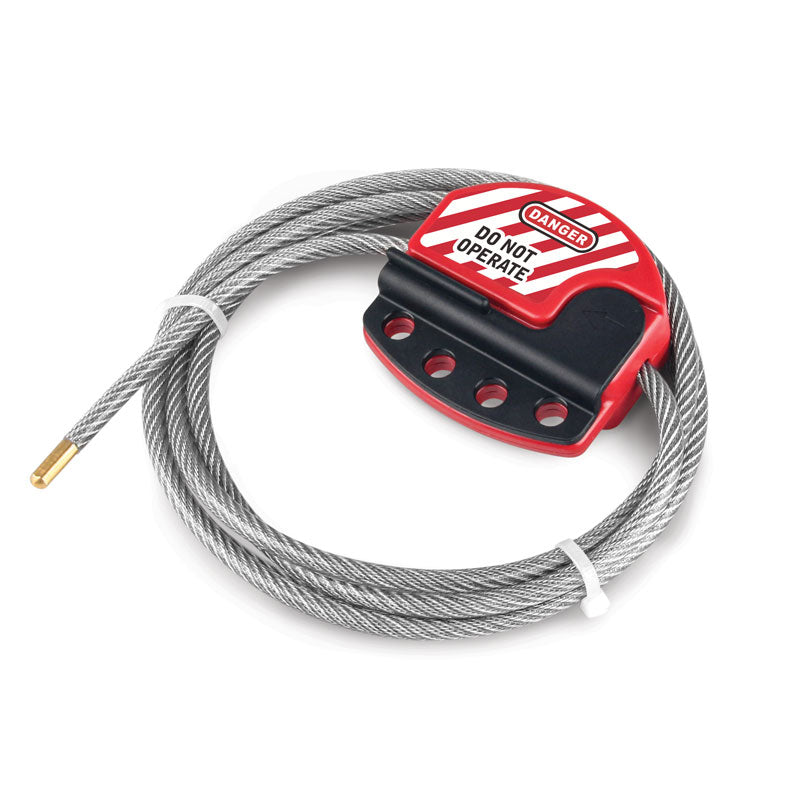 LT120CBL Adjustable Stainless Steel Cable Lockout (70 inch length) Unit 