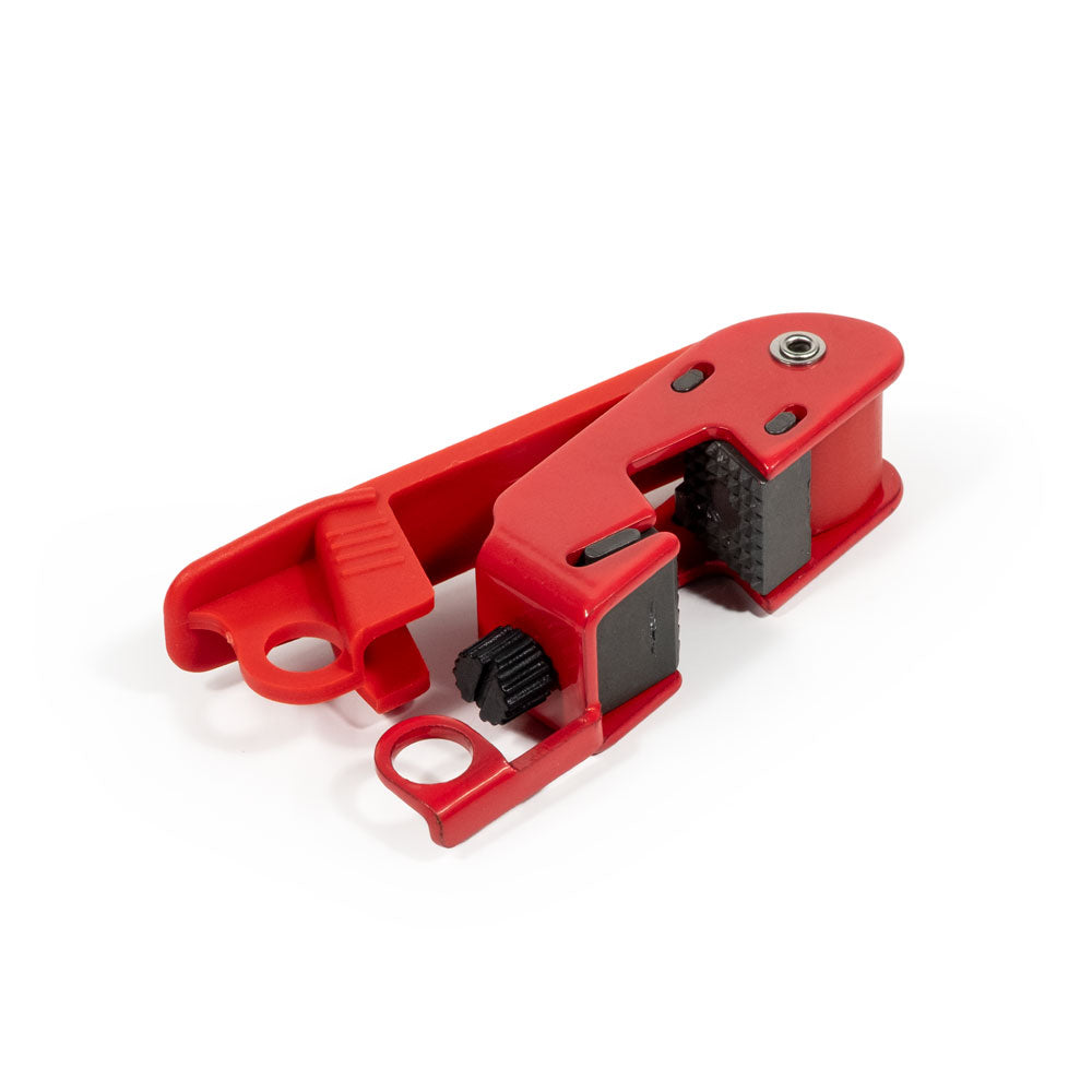 Red Medium 120V and 240V Circuit Breaker Lockout/Tagout Units