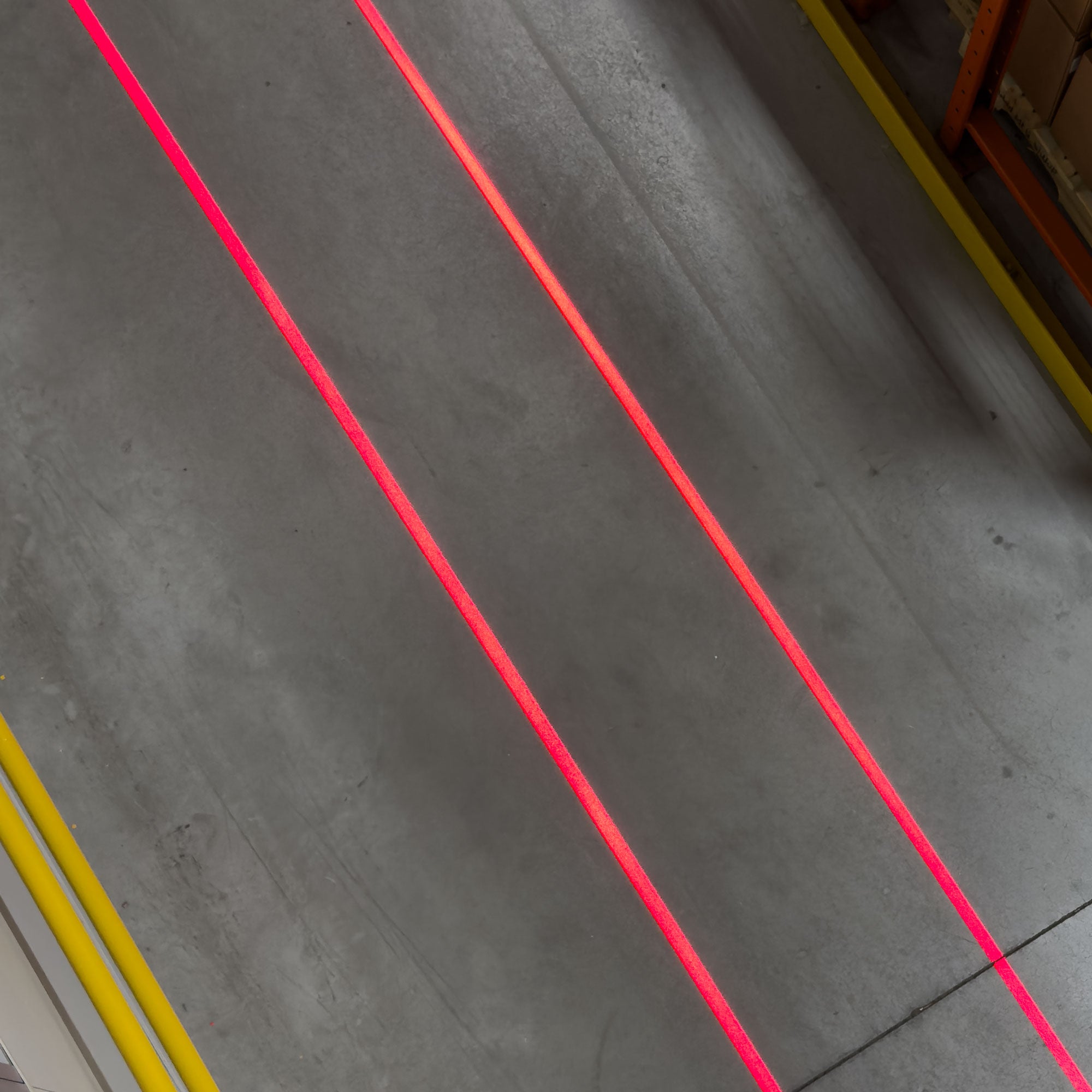 PRJ001RD 40W LASER LINE PROJECTOR FOR WAREHOUSE AISLES PEDESTRIAN ROUTES AND SAFETY BOUNDARIES COLOR RED Line Projection