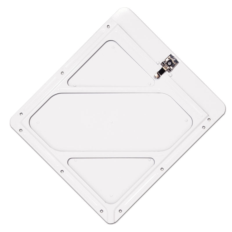PH223W Premium White Aluminum Tagboard and Rigid Plastic Placard Holder