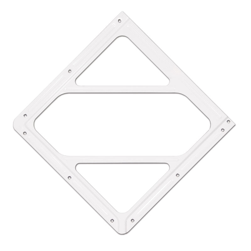 PH230W Premium White Aluminum Tagboard and Rigid Plastic Placard Holder