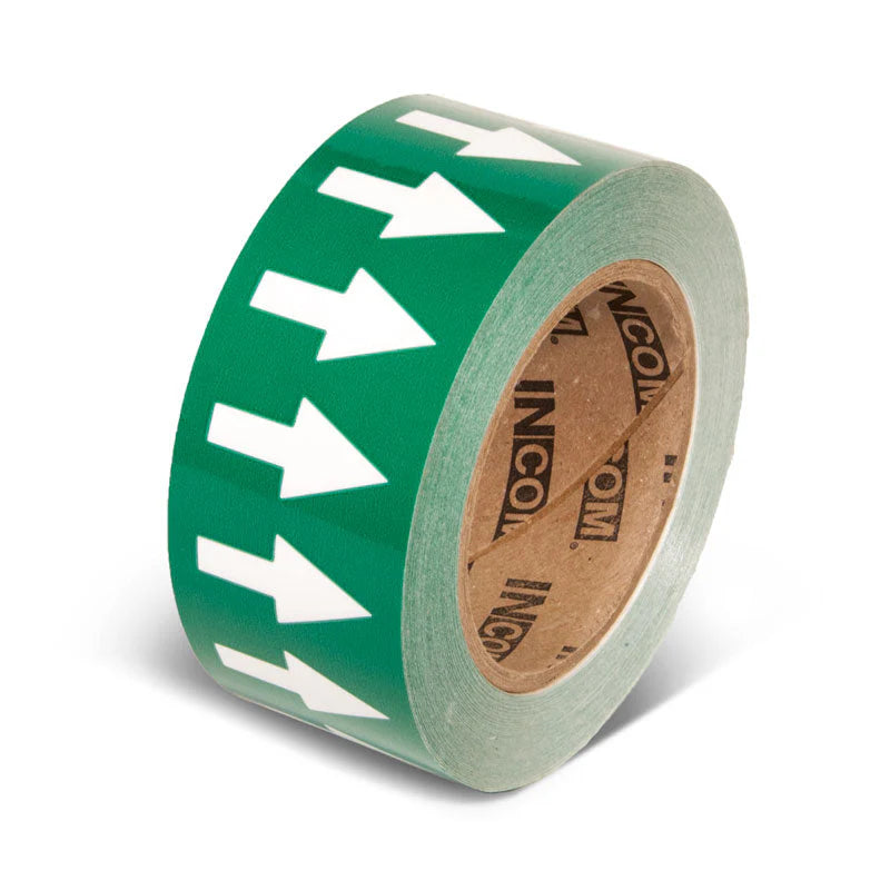 Pipe Marker Adhesive Directional Flow Arrows on a roll (108 ft)