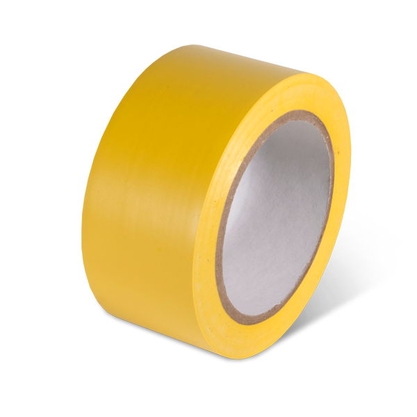 PST210 Yellow Warehouse Conformable Adhesive Floor Marking Tape (2 in x 108 ft)