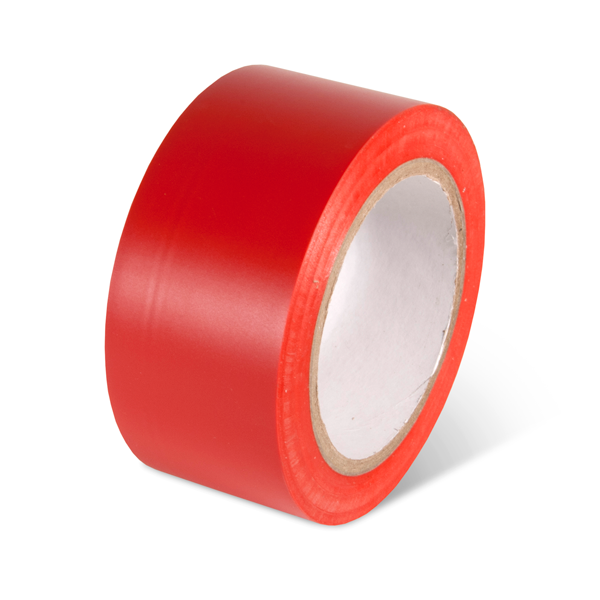 PST212 Red Warehouse Conformable Adhesive Floor Marking Tape (2 in x 108 ft)