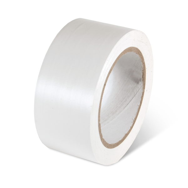 PST213 White Warehouse Conformable Adhesive Floor Marking Tape (2 in x 108 ft)