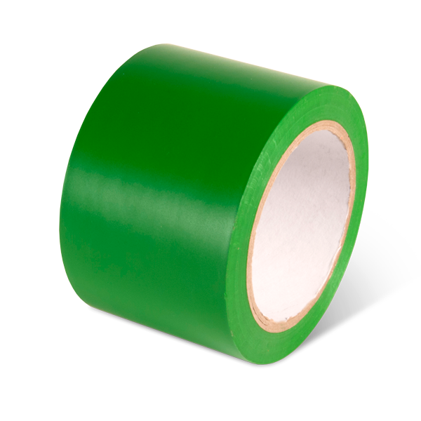 PST311 Green Warehouse Conformable Adhesive Floor Marking Tape (3 in x 108 ft)