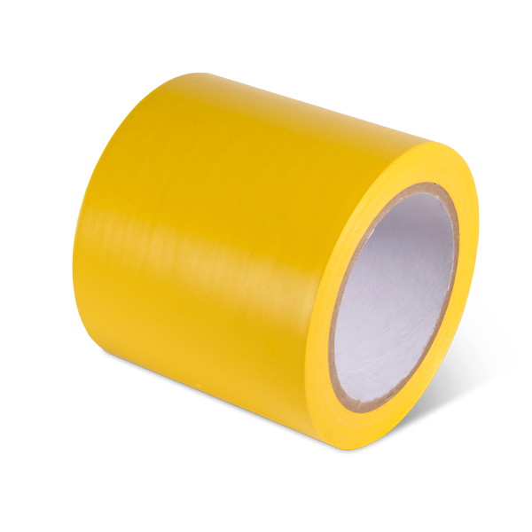 PST410 Yellow Warehouse Conformable Adhesive Floor Marking Tape (4 in x 108 ft)