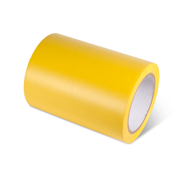 PST610 Yellow Warehouse Conformable Adhesive Floor Marking Tape (6 in x 108 ft)