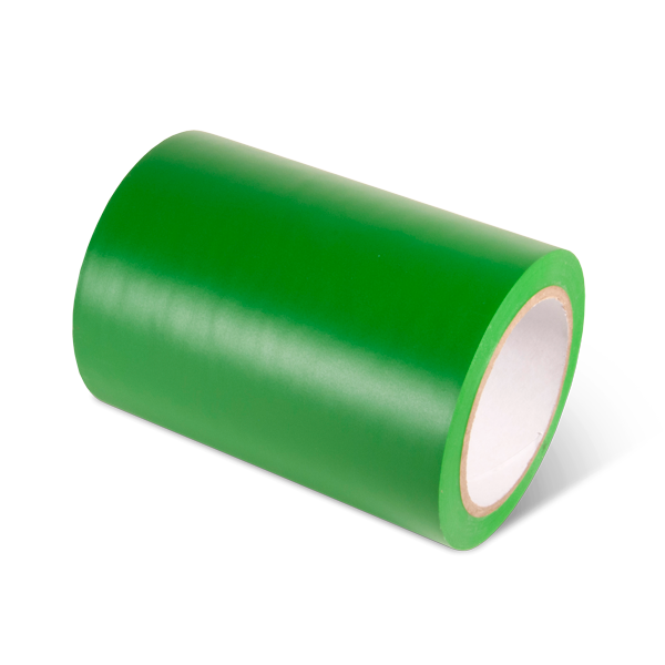 PST611 Green Warehouse Conformable Adhesive Floor Marking Tape (6 in x 108 ft)