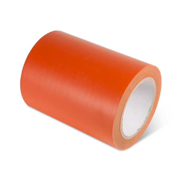 PST618 Orange Warehouse Conformable Adhesive Floor Marking Tape (6 in x 108 ft)